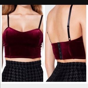 American apparel bralette bustier